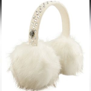 Kurt Geiger London Pom crystal ear muffs